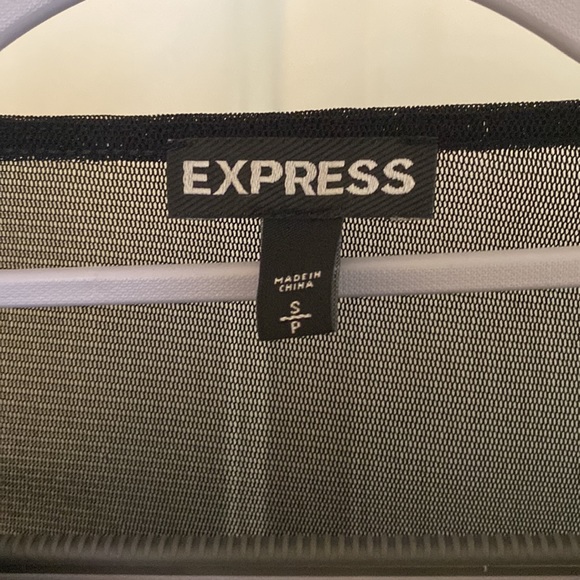 Express Black Beaded Bodysuit - Picture 3 of 4